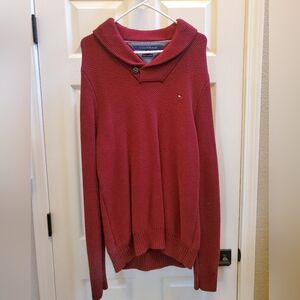 Like new! Men's Nautica Sweater, Red size L